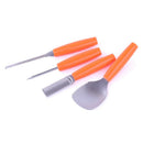 4 IN 1 Halloween Pumpkin Lantern Carving Cutter Set Melons Engraving Tools Kit #