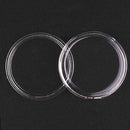 10pcs 35mm Applied Clear Round Cases Coin Storage Capsules Holder Round OHK