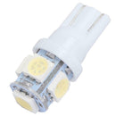 12V 5-SMD LED Bulb T10 W5W 194 Bulbs for Car Auto Wedge Taillight (20pcs) A