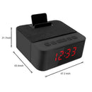 Digital Radio Alarm Clock All-In-One Design With Wireless Speaker,Fm Radio,