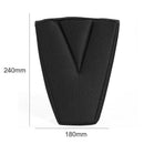 Kid Car Seat Belt Triangle Safety Holder Seat Cover Neck Protection (Black