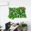 Artificial Grass Flower Mat Foliage Plants Panel Plastic Greenery Ornament E