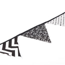 Fabric Cotton Banner Bunting Pennant Garland Baby Shower Outdoor Tent Decor MO