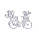 1x Bicycle Metal Cutting Dies Stencil Scrapbooking Paper Card Album Photo Cra JR
