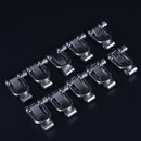 10x Adjustable Stainless Steel U Shaped Shackle Buckle For Paracord Bracelet JR