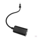 2pcs 3.5mm Audio Splitter Connector 4 Pole TRRS Male to TRRS Female Port