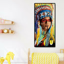 Lady 5D Full Round Rhinestones Drill Diamond Painting Mosaic Embroidery Kit