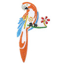DIY Parrot Diamond Painting Luminous Light Switch Stickers Home Wall Decals