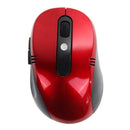 Optical Wireless Mouse USB Receiver RF 2.4G For Desktop & Laptop red