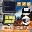 120 LED Solar Power Motion Sensor Light Outdoor Garden Security Lamp D1T9
