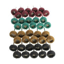 40PCS Abrasive Wheel Buffing Polishing Wheel Set 22- 25mm For Rotary To QOW