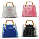 Transparent Pvc Jelly Beach Bag Ladies Handbag Large Capacity Shoulder Bag