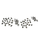 40x Motorcycle Scooter ATV Metal Fixing Rivet Holder Screws And Clips