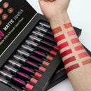 12pcs Lip Kit Matte Lipstick Waterproof Nourishing Velvet Lip Stick Makeup I0N9