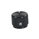 Dia Black Aluminum Rotary Control Potentiometer Knob 20mm x 15.5mm WG JC&j