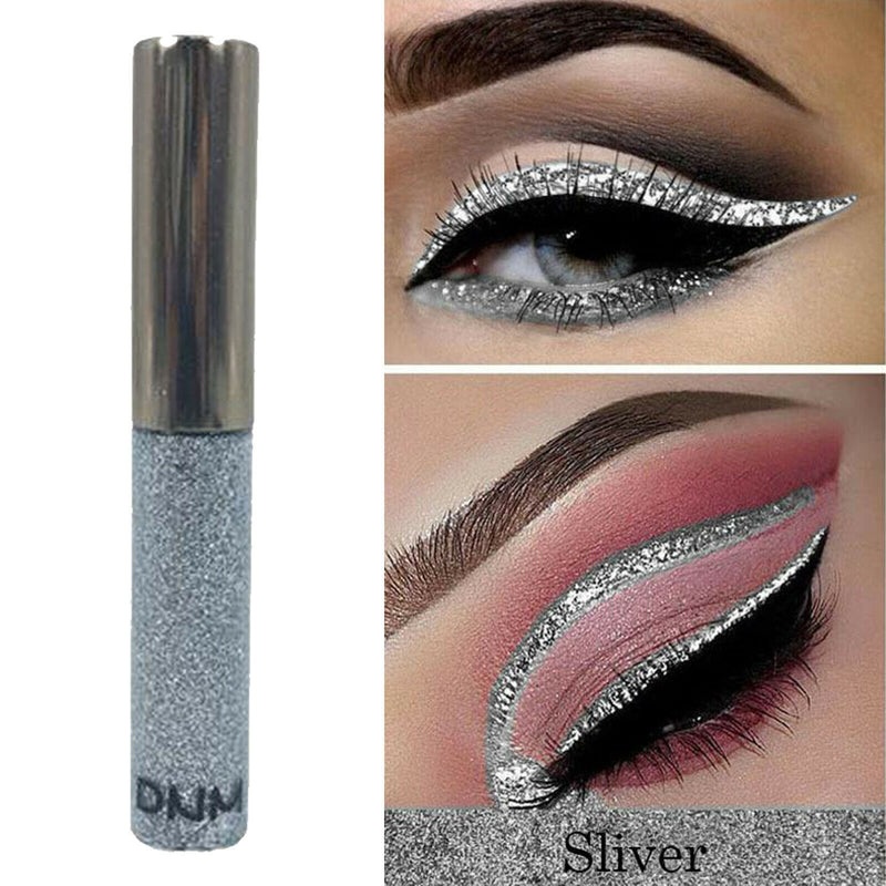 Glitter Liquid Eyeliner Shimmer Metallic Shimmer Eyeshadow  2