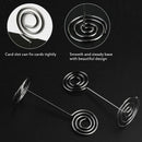 10pcs Swirl Table Number Photo Holder Stands for Weddings Party Gatherings U2J2