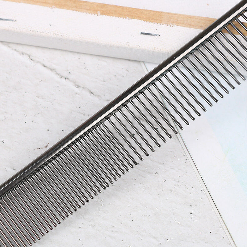 Stainless steel hair comb brush shedding flea for cat dog pets trimmer groomi SE