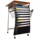 Oxford Desk-Side Pocket Book Storage Bags Table Office Organizer Dorm Pouch