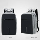 Usb Charging Laptop Backpack 15.6Inch Antitheft Waterproof Large Capacity L X1U4