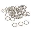 50pcs Engine Oil Drain Plug Metal Crush Washer Seal O-Ring Gasket for Mazda