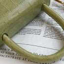 Crocodile Lady Handbags Fashion Simple Shoulder Bag Retro Diagonal Small Sq