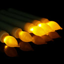 12X LED Flameless Taper Candles Realistic Battery Operated Lights for XMA HUG