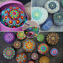 47PCS Mandala Dotting Tools Painting Kit - Rock Dot Paint Stencils Tool Set Art