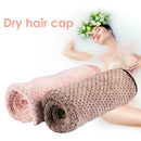 2pcs Cotton Dry Hair Cap Fast Drying Shower Towel Wrap Hat Bathroom Supply
