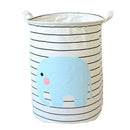 Fabric Laundry Basket Waterproof Basket for Toys Baby Dirty Clothes Baskets N1Q3