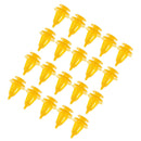 20pcs Door Trim Fastener Clip 6507686AA For Jeep Grand Cherokee Yellow Nylon