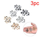 3pc Women Cardigan Sweater Blouse Shawl Clips Brooch Collar Duck Clip Clasps OZ