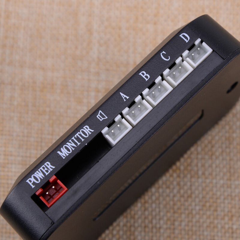 Car Reverse Parking Sensor Rear 4 Sendors Drill Head Buzzer Radar Alarm Kit New