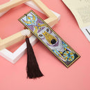 DIY Special Shaped Diamond Painting Leather Tassel Bookmark Creative Crafts
