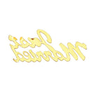 Just Married Wedding Metallic Table Confetti Sprinkles ( All Colours ) (1 P