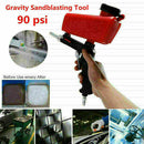 Portable Media Spot Sand Blaster Gun Air Gravity Feed Sandblaster Handheld X5L0