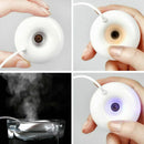 White donut humidifier usb office desktop mini humidifier portable creative L5H6