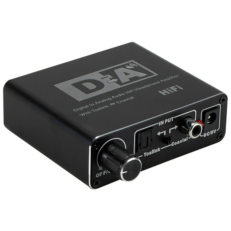 5.1 Channel RCA Decoder Adapter Digital to Analog 3.5mm Stereo Audio Converter