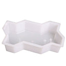 Three Waveform Garden Path Plastic Concrete Paving Brick Mold Diy Walkway C L3M4