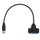 Lovoski USB 3.0 To SATA 22 Pin USB Adapter Cable For 2.5" SATA HDD SSD