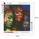 5D DIY Full Drill Diamond Painting Painted Face Cross Stitch Mosaic Kit