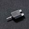2pcs 3.5mm 1/8 TRS Male to 2 RCA Female Y Splitter Stereo Adapter Converter