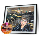 5D Full Round Girl DIY Diamond Painting Rhinestone Picture Decor (LG296)