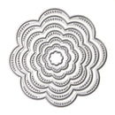 7Pcs/Set Flower Circles Metal Cutting Dies Stencils DIY Scrapbook hv2n