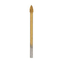 6Pcs 4-12mm Ceramic Tile Glass Handle Titanium Plated Drill Bits Hex Sha TXX