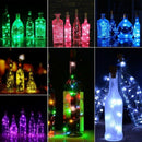1PCS Solar 2M LED Cork Shaped 20 LED Night Fairy String Light Kork Solarbet