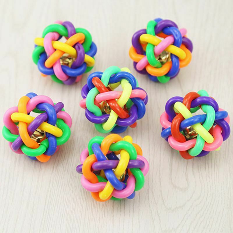 Woven ball, natural rubber, Dia. 10 cm, for dog H4L2