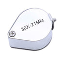Portable Folding 30X21 Jewelers Magnifier Jewelry Store Magnifying Glass