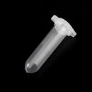 100Pcs 2ml Clear Plastic Vials Container Snap Cap Centrifuge Tubes Vials Sample