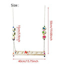 3Pieces Chicken Ladder Wooden Funny Chicken Parrots Canary Budgie Parakeet